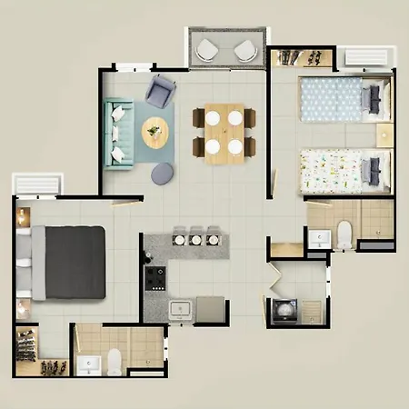 Apartment Amoblado En Cartagena